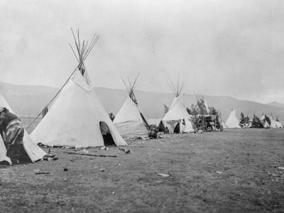 First Nations Camp, ca. 1905