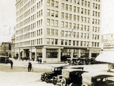 The McLeod Building, 1915, front elevation. City of Edmonton Archives EA-10-368.