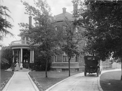 Exterior view of Secord House, a historical building in Edmonton.