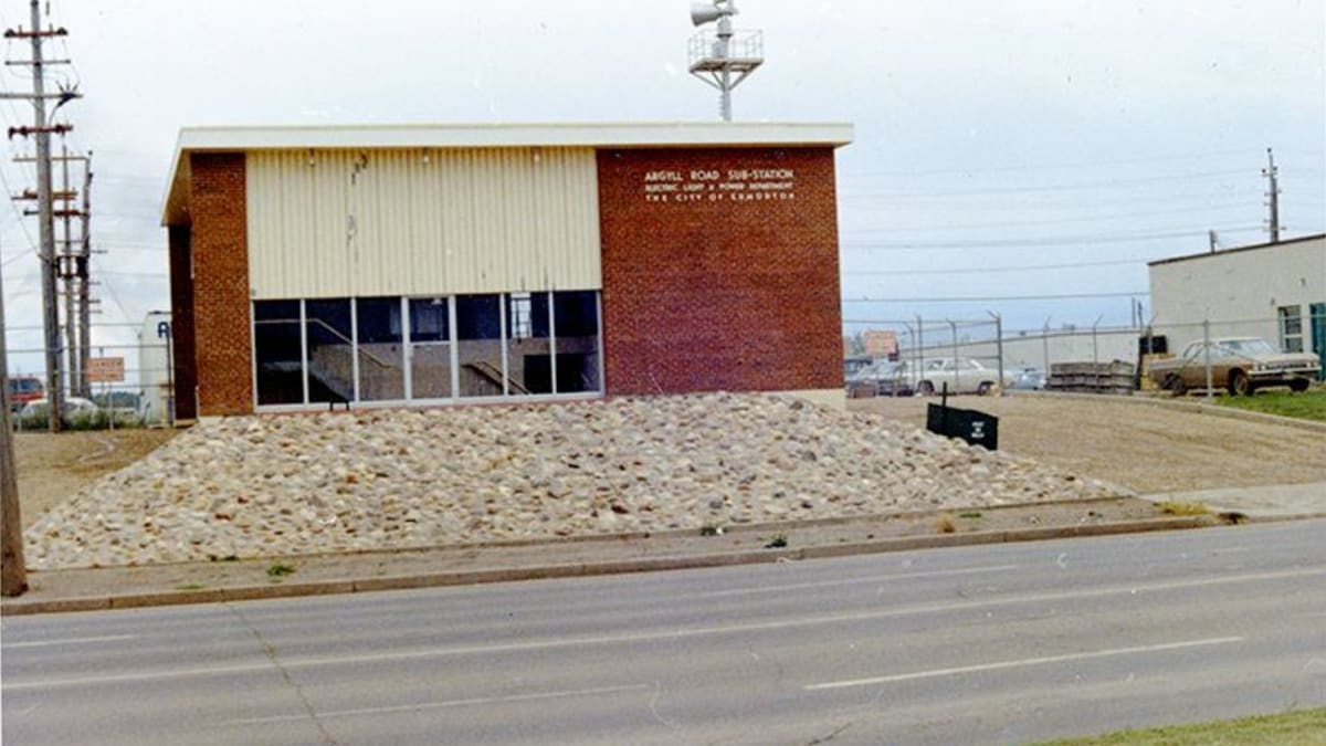 Exterior view of Argyll Substation in Edmonton.