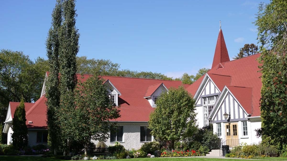 The Anglican Parish of Christ Church, 2013, exterior view of church and hall. Photo courtesy of Ann Hall.