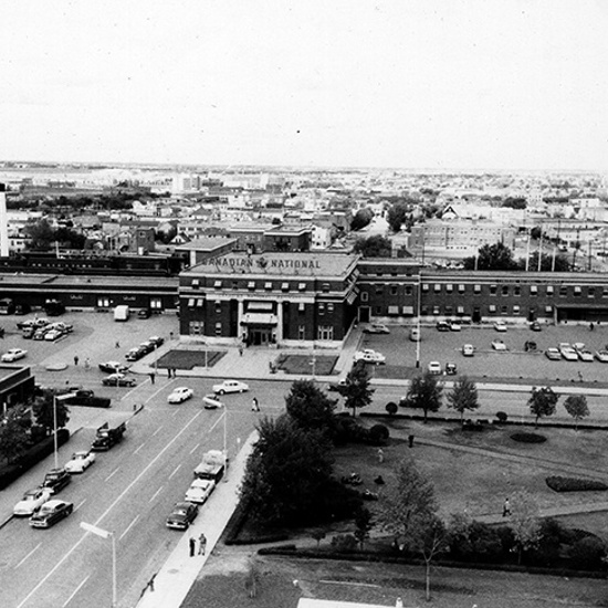 Edmonton Downtown looking north, ca. 1957