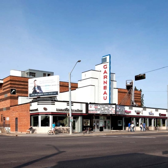 Garneau Theatre, 2008, front elevation