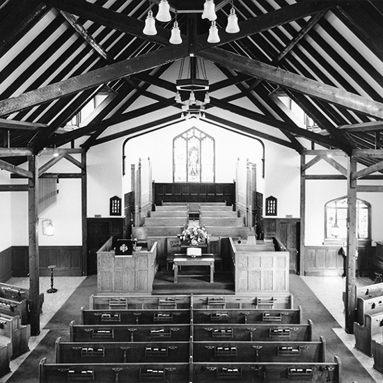 Highlands United Church Sanctuary, 1965