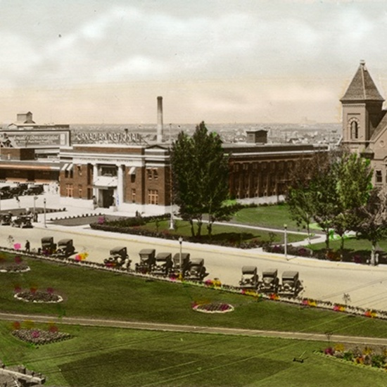 Canadian National Railway Station/Queen Anne's School, ca. 1930