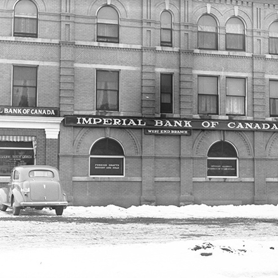 MacLean Block, brick detail, ca. 1945