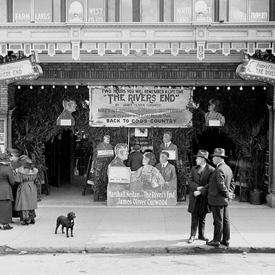 Allen Theatre entrance, 1919