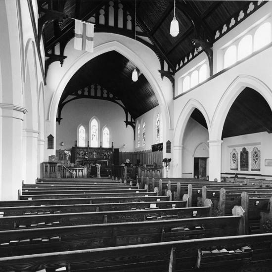 Holy Trinity Anglican Church, 1964, interior view