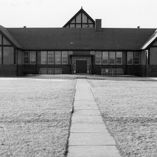 Glenora Elementary School, 1968, rear elevation