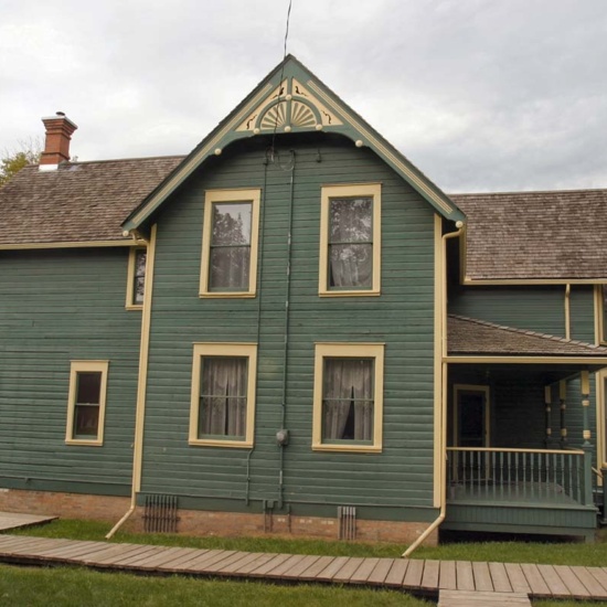 John Walter's third house, 2007, side elevation