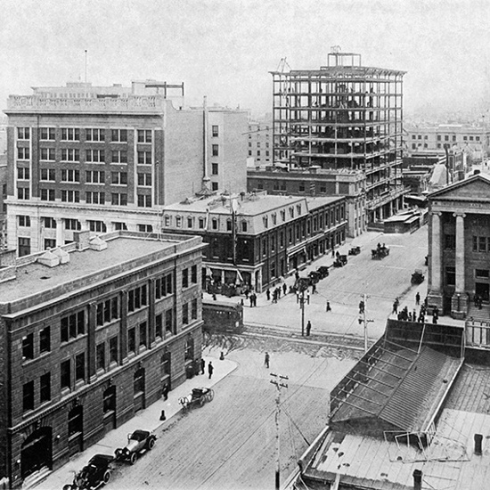 Gariepy Block, Jasper Avenue and 100 Street, ca. 1912