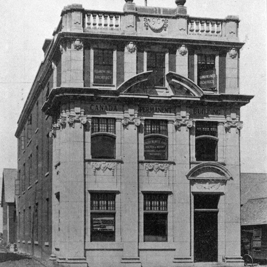 Canada Permanent Building, front elevation