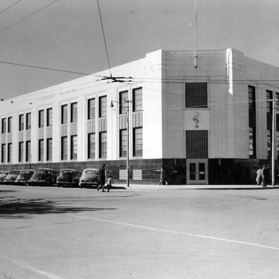 Churchill Wire Centre: City Telephones Building, 1950