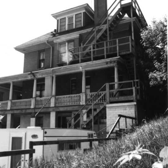 John Stocks Residence, 1972, rear elevation