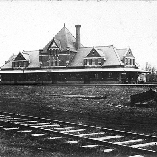 Canadian Northern Railway Station, ca. 1913