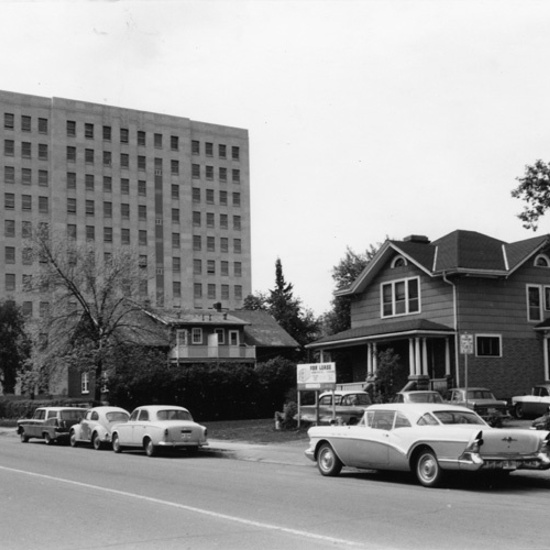 Federal Building,1963, view from 107th Street