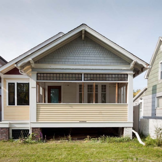 McTaggart Residence, 2008, front elevation