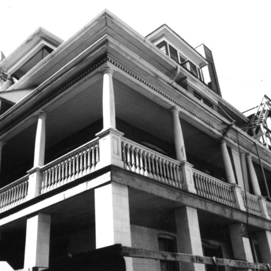 John Stocks Residence, 2013, balcony and turret detail