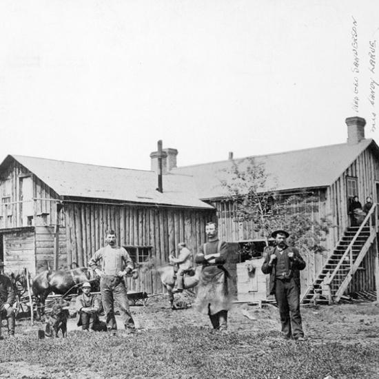 Sanderson & Looby Blacksmith Shop, c. 1885